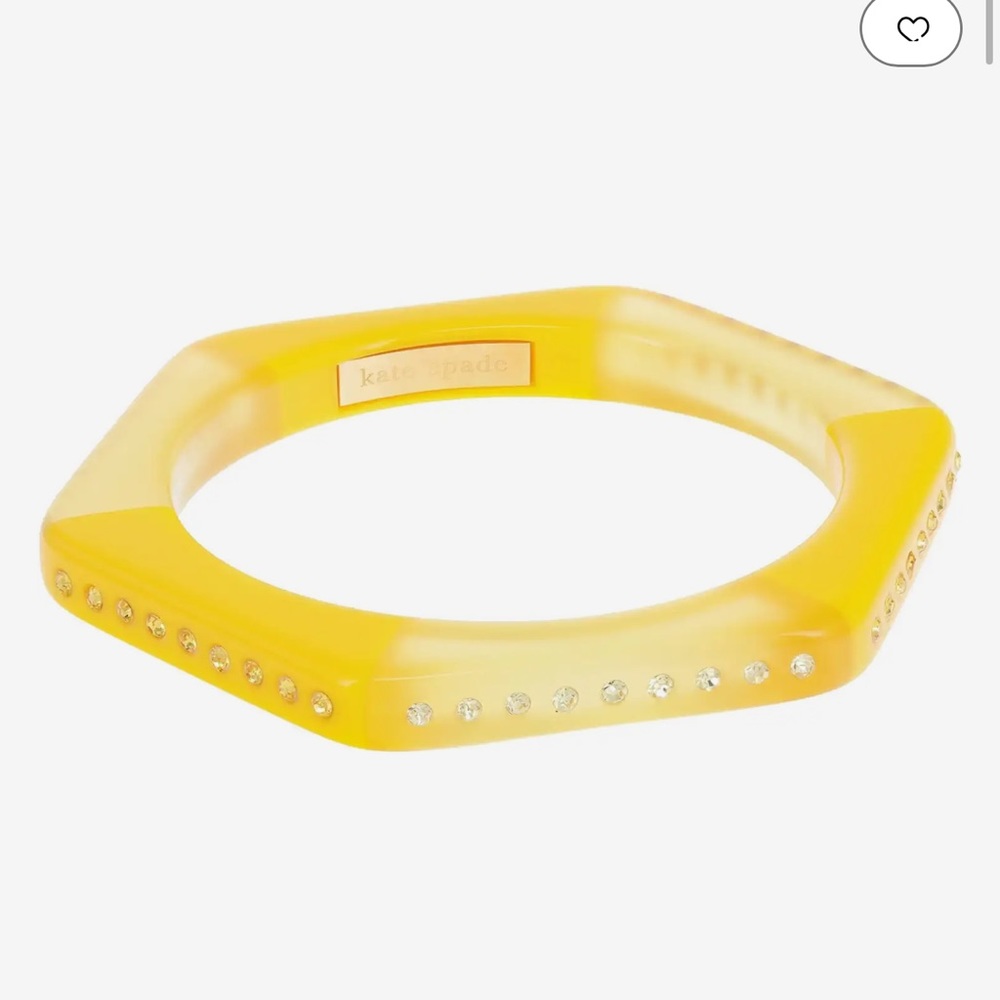Kate Spade stripes, thin hexagon, bangle new tags
